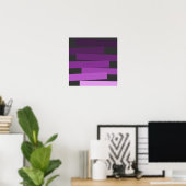 purple_steps_canvas ポスター (ホームオフィス)