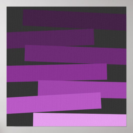 purple_steps_canvas ポスター (正面)