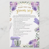 Purple Stock the Kitchen Groom (正面)