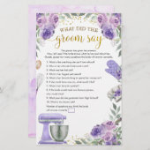 Purple Stock the Kitchen Groom (正面/裏面)