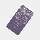 Purple String Lightsフローラ結婚スクリプト (コーナー)