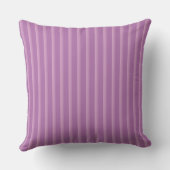 purple stripes pattern Throw Pillow クッション (裏面)