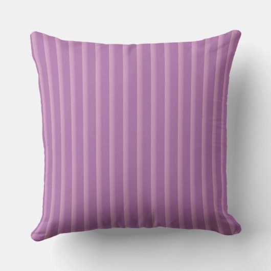 purple stripes pattern Throw Pillow クッション (裏面)