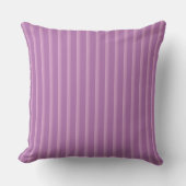 purple stripes pattern Throw Pillow クッション (正面)