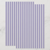 Purple Stripes Seamless Pattern 便箋 (正面/裏面)