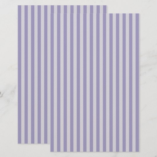Purple Stripes Seamless Pattern 便箋 (正面/裏面)
