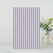 Purple Stripes Seamless Pattern 便箋 (スタンド正面)