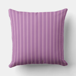 purple strips throw pillow クッション