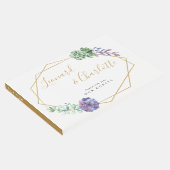 Purple Succulentsのゲスト結婚ズブックキープサケ ゲストブック (コーナー)