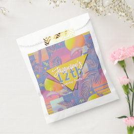 Purple Summer Vaporwave Sunset Birthday フェイバーバッグ