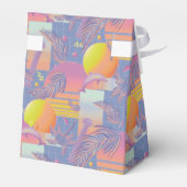 Purple Summer Vaporwave Sunset Birthday フェイバーボックス (裏面サイド)