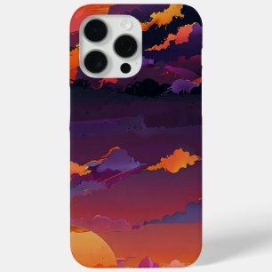 Purple Sunset Horizonの電話ケース iPhone 15 Pro Maxケース
