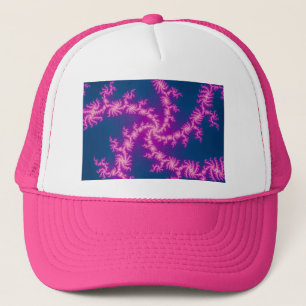 Purple Swirl - Fractal Art キャップ