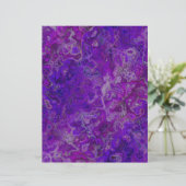 Purple Swirly Marble Scrapbook Paper 2-Sided Page (スタンド正面)