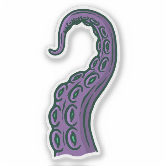 Purple Tentacle シール (正面)