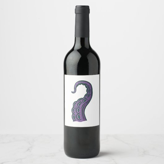 Purple Tentacle ワインラベル (正面)