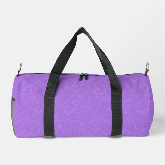 Purple textured surface with swirling pattern ダッフルバッグ (裏面)
