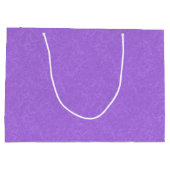 Purple textured surface with swirling pattern ラージペーパーバッグ (裏面)