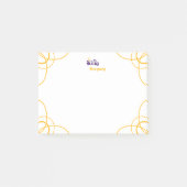 Purple The King Rectangle Post-It Notes ポストイット (正面)
