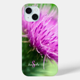 Purple Thistle Phone case iPhone 15ケース