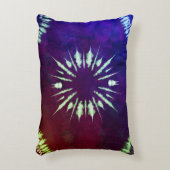 Purple Tie dye Accent Pillow アクセントクッション (正面(垂直))