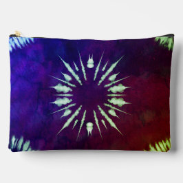 Purple Tie Dye Large アクセサリーポーチ