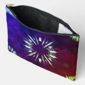 Purple Tie Dye Large アクセサリーポーチ (見開き)