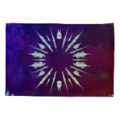 Purple Tie Dye Pillowcase 枕カバー (裏面-左)