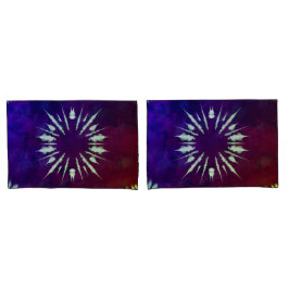 Purple Tie Dye Pillowcase 枕カバー