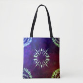 Purple Tie Dye Tote トートバッグ (正面)