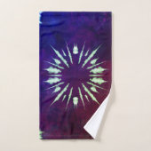 Purple Tie Dye Towel バスタオルセット (ハンドタオル)