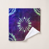 Purple Tie Dye Towel バスタオルセット (ウォッシュタオル)