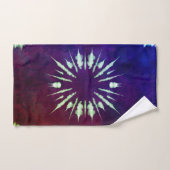 Purple Tie Dye Towel バスタオルセット (ハンドタオル)