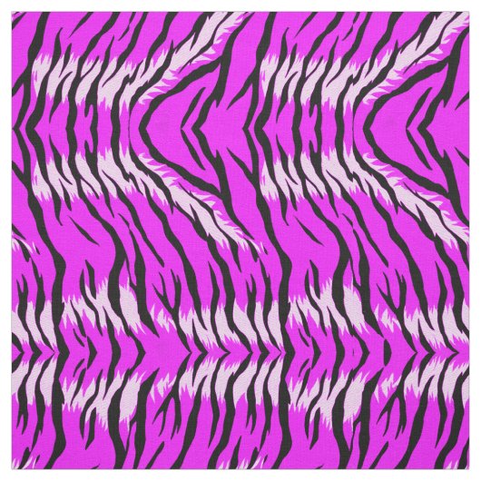 Purple Tiger Skin Pattern Design  ファブリック (見本)