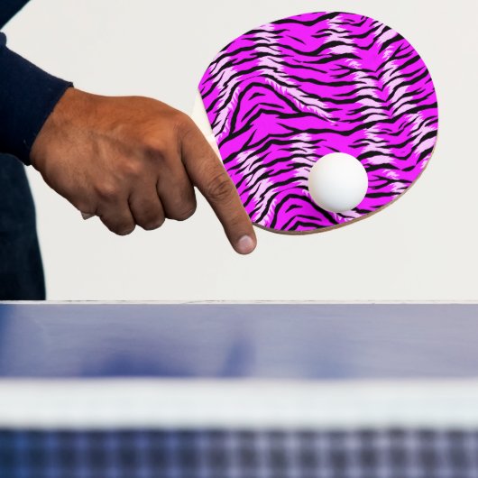 Purple Tiger Skin Pattern Design  卓球ラケット (インサイチュ)