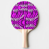Purple Tiger Skin Pattern Design  卓球ラケット (正面)