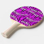 Purple Tiger Skin Pattern Design  卓球ラケット (正面アングル)