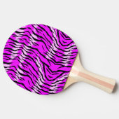 Purple Tiger Skin Pattern Design  卓球ラケット (横)