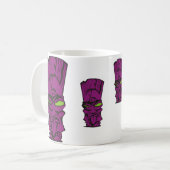 Purple_Tiki_Mug コーヒーマグカップ (正面左)