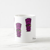 Purple_Tiki_Mug コーヒーマグカップ (中央)