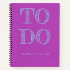 Purple To Doリストノートブック ノートブック