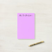 Purple To Do List Post-It ポストイット (デスク上)