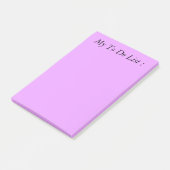Purple To Do List Post-It ポストイット (アングル)
