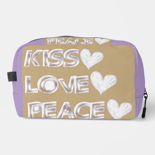 Purple Toiletry bag  / Trousse de toilette mauve ドップキット (正面)