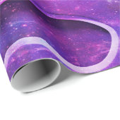 Purple Tone 3D抽象芸術背景 ラッピングペーパー (ロールコーナー)