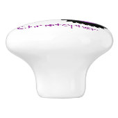 Purple Tractor Design Personalised セラミックノブ (側面)