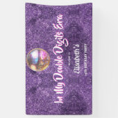 Purple Trendy In My Double Digits Era Birthday 横断幕 (縦)