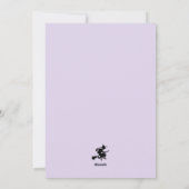 Purple Trick or Treat Spooky Flying Witch Pumpkins シーズンカード (裏面)