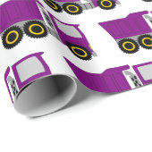 Purple Truck Design ラッピングペーパー (ロールコーナー)