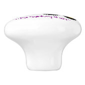 Purple Truck Design Personalised セラミックノブ (側面)